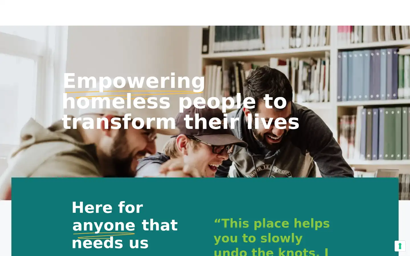 Screenshot of stonepillow.org.uk