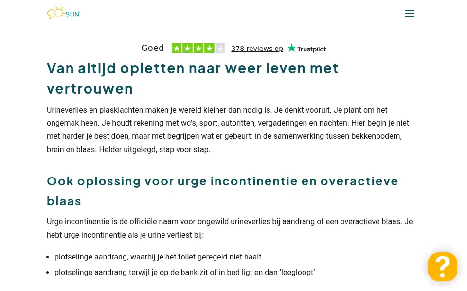 Screenshot of stopurineverliesnu.nl