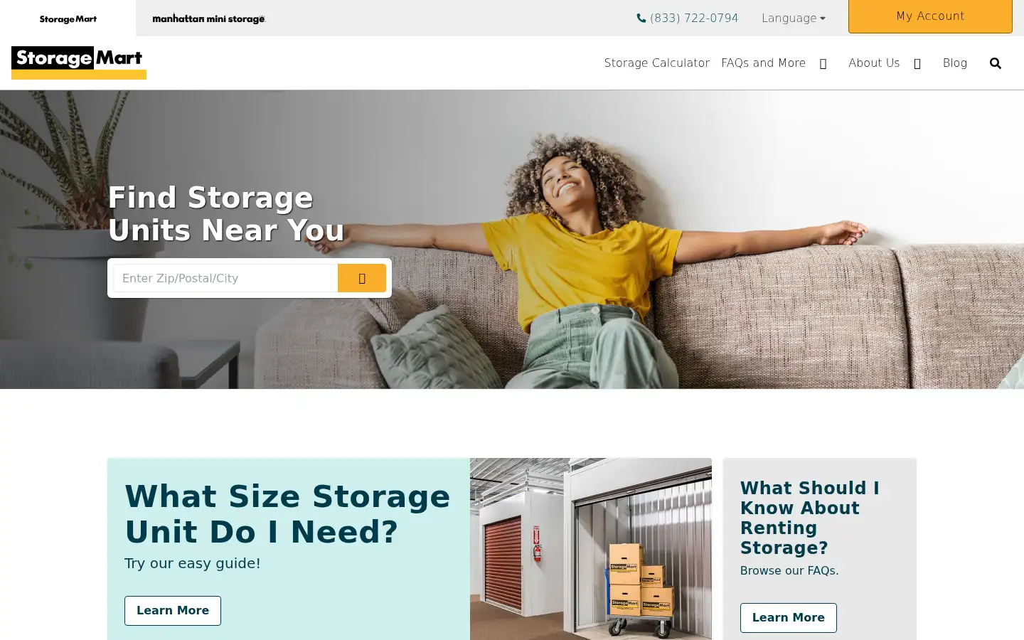 Screenshot of storage-mart.com