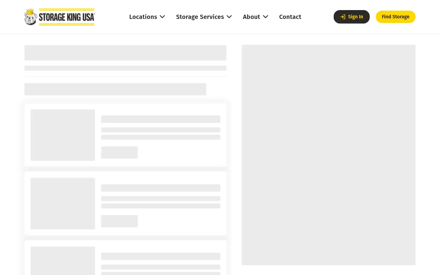 Screenshot of storagekingusa.com