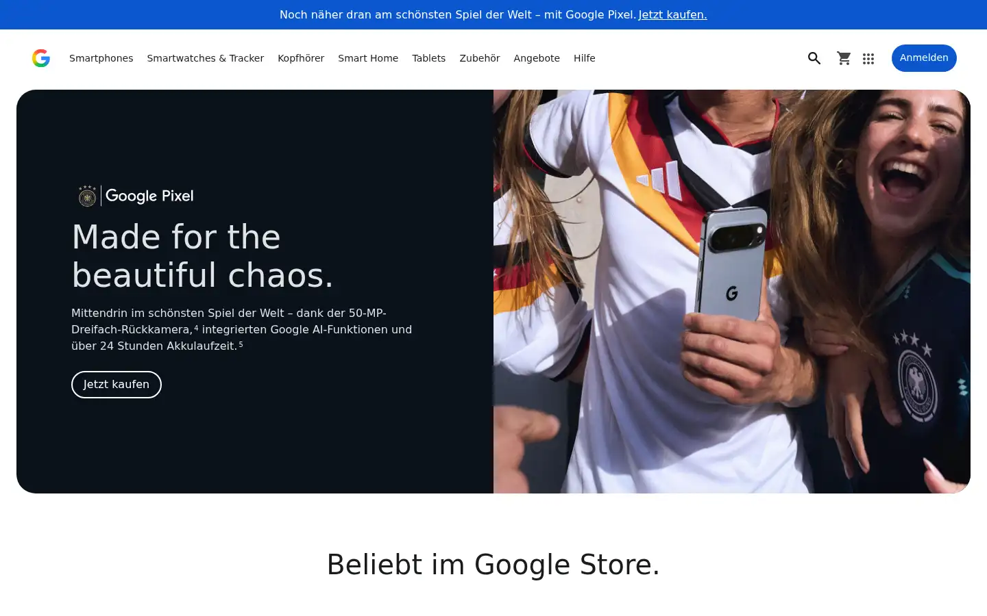 Screenshot of store.google.com