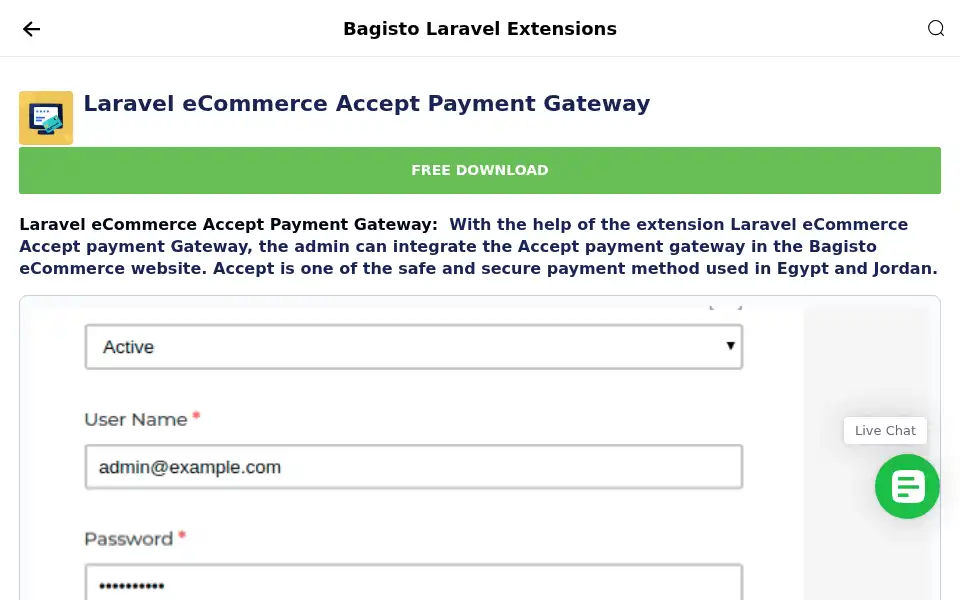 Screenshot of store.webkul.com
