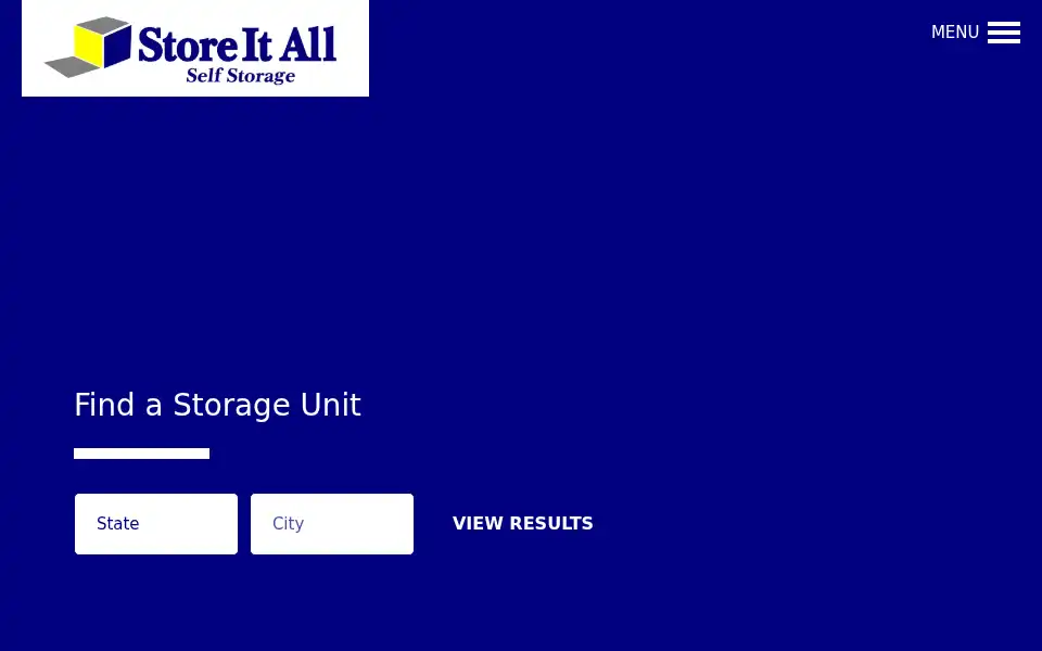 Screenshot of storeitallstorage.com