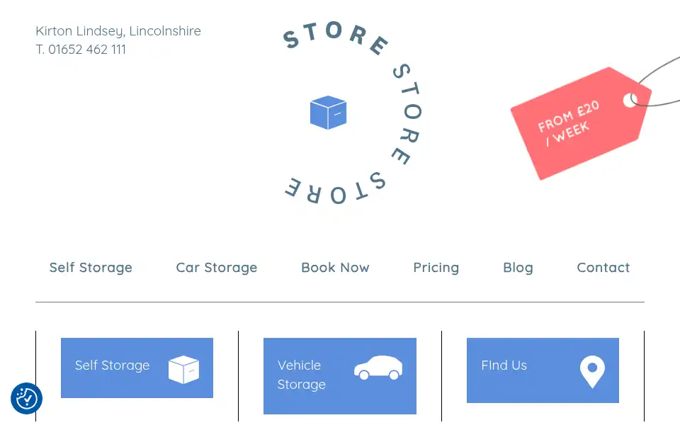 Screenshot of storestorestore.co.uk
