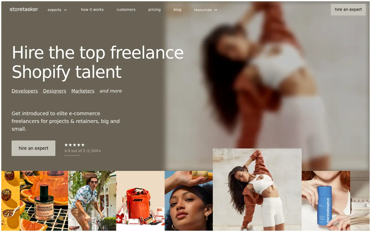 Screenshot of storetasker.com