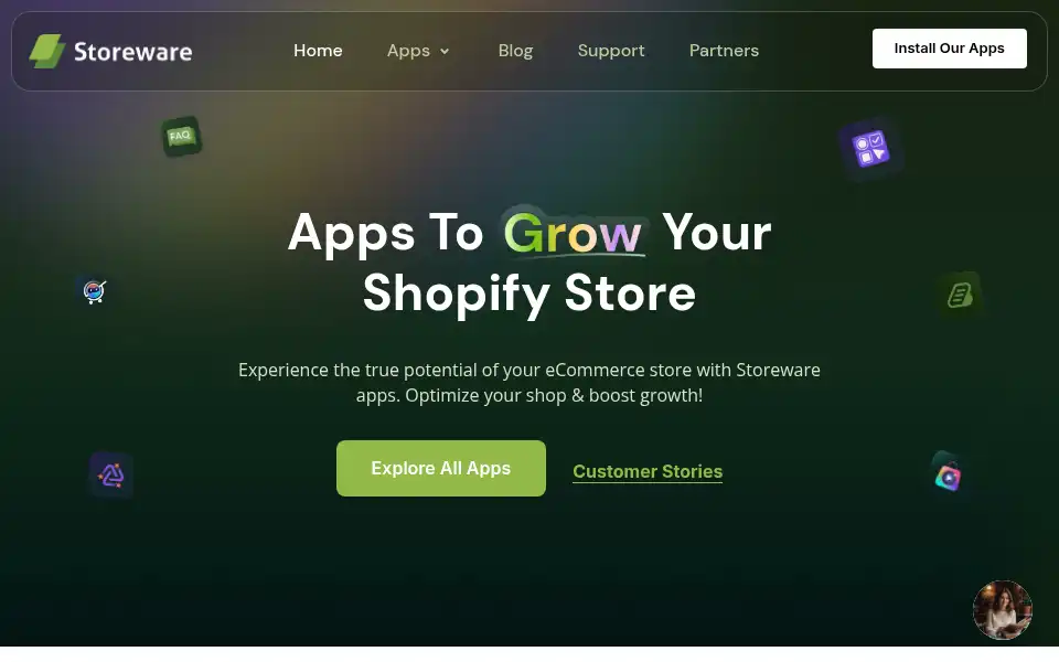 Screenshot of storeware.io