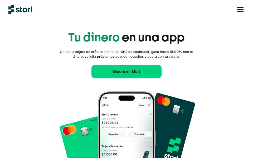 Screenshot of storicard.com