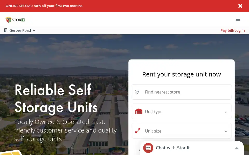 Screenshot of storit.com
