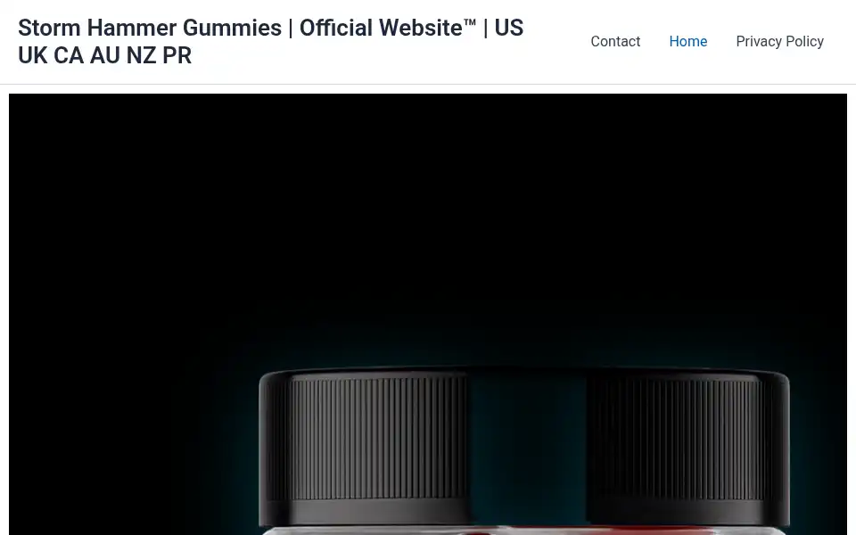 Screenshot of stormhammergummies.us