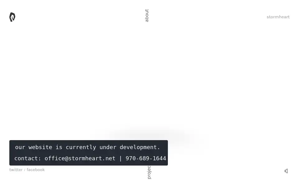 Screenshot of stormheart.net
