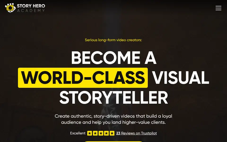 Screenshot of story-hero.com