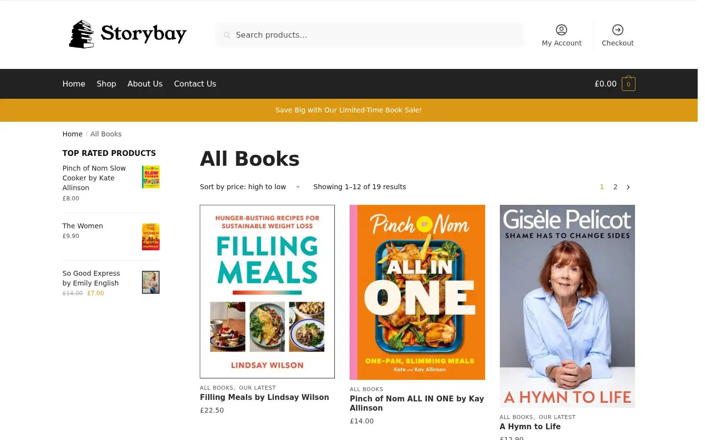 Screenshot of storybay.uk