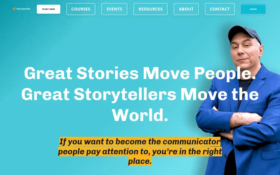Screenshot of storyworthymd.com
