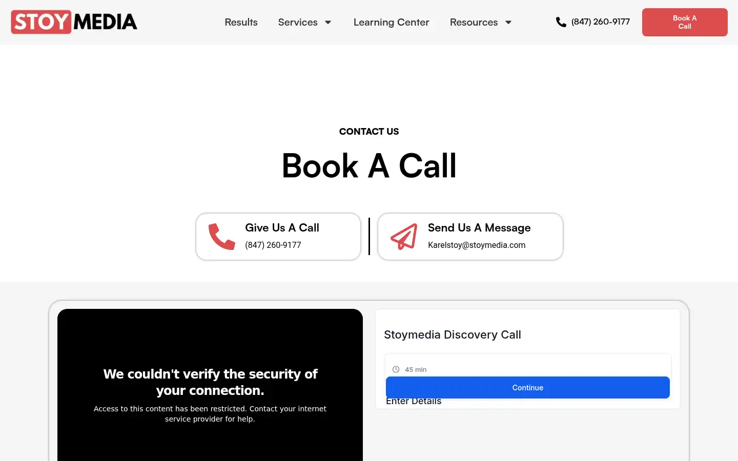 Screenshot of stoymedia.com