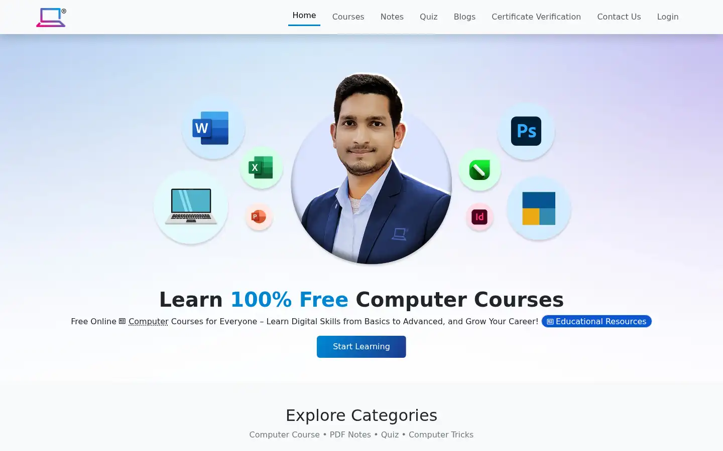 Screenshot of stpcomputereducation.com