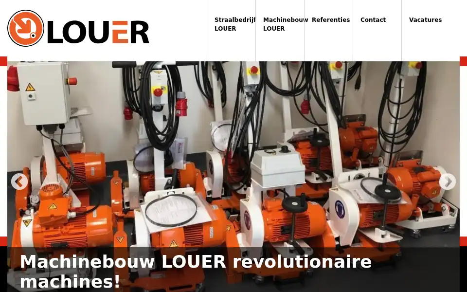 Screenshot of straalbedrijflouer.nl