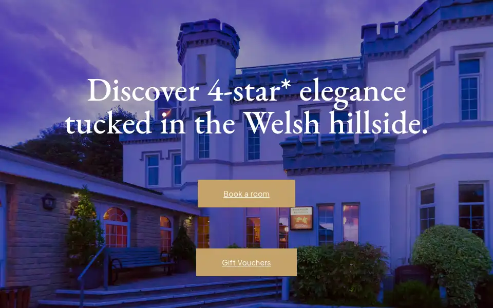 Screenshot of stradeyparkhotel.com
