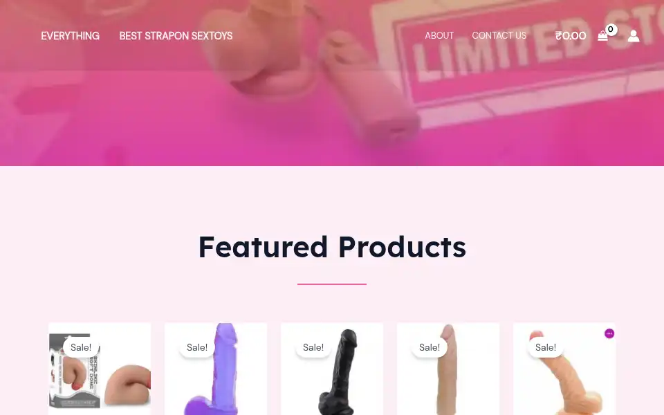Screenshot of strapon.in