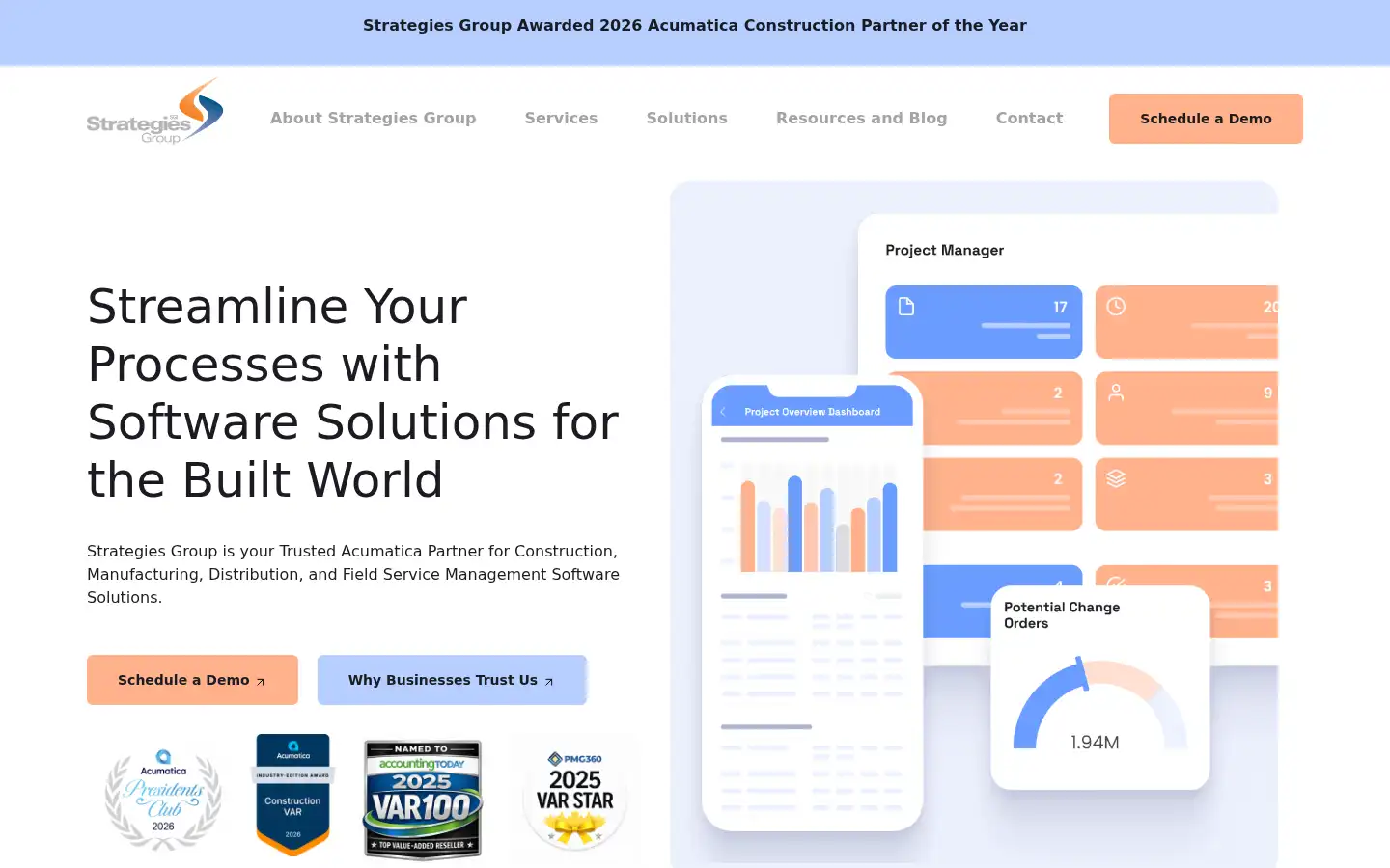 Screenshot of strategiesgroup.com