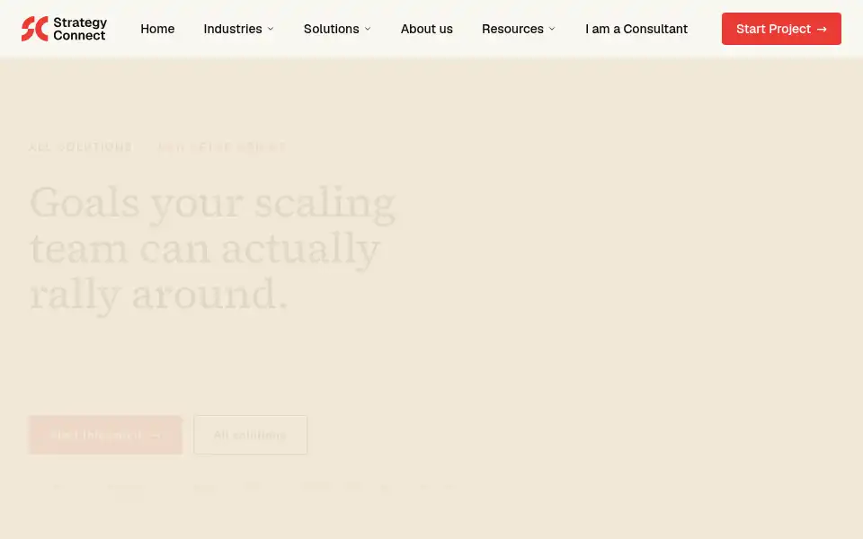 Screenshot of strategyconnect.co