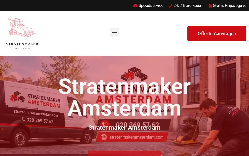 Screenshot of stratenmakeramsterdam.com