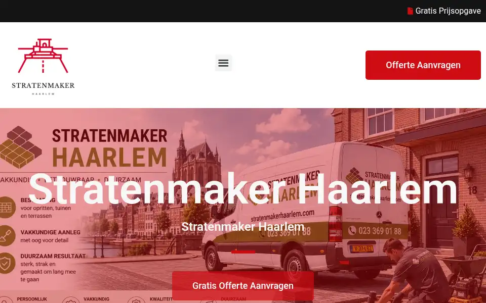 Screenshot of stratenmakerhaarlem.com