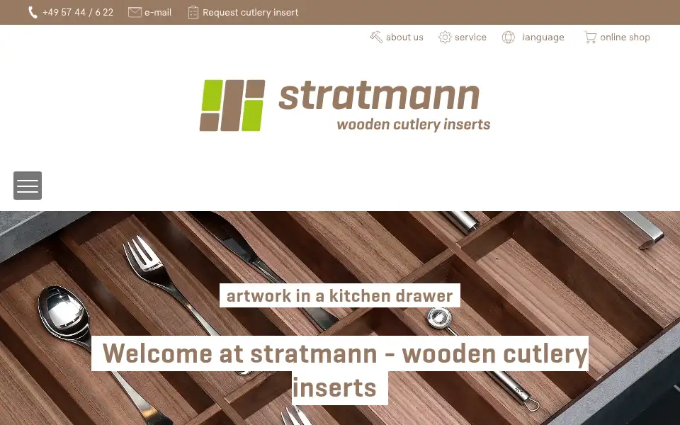 Screenshot of stratmann.co.uk