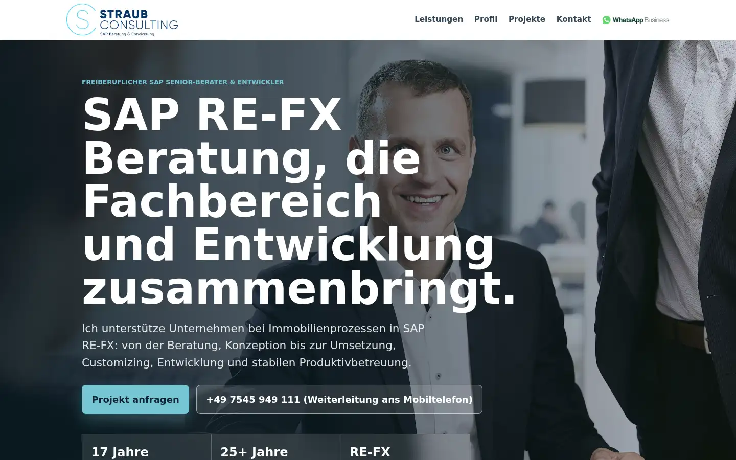 Screenshot of straubconsulting.de