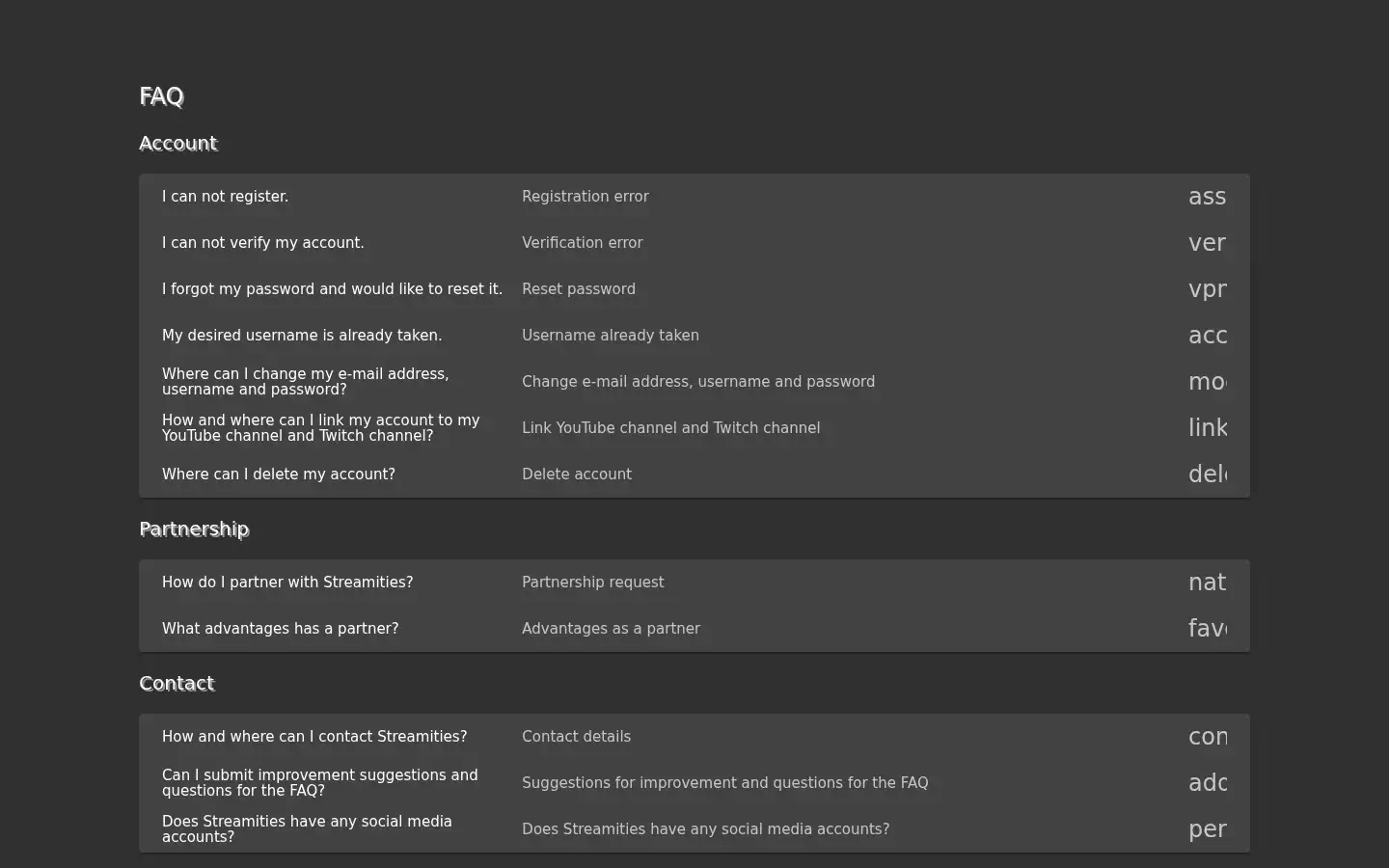 Screenshot of streamities.com