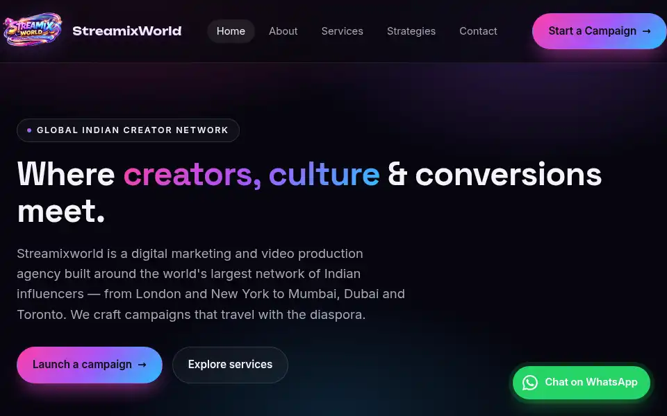 Screenshot of streamixworld.co.uk