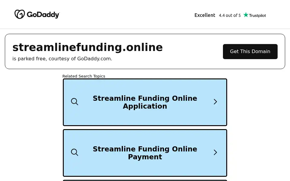 Screenshot of streamlinefunding.online