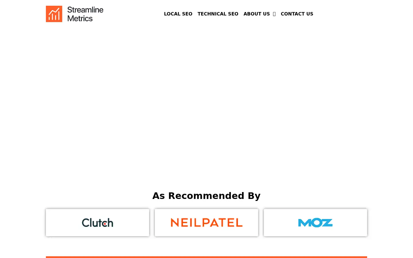 Screenshot of streamlinemetrics.com