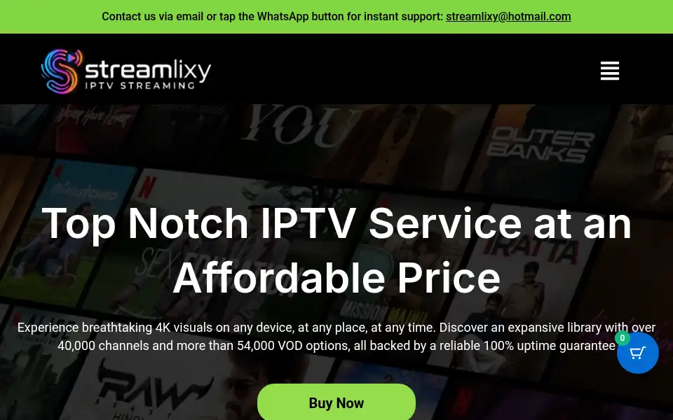Screenshot of streamlixy.com