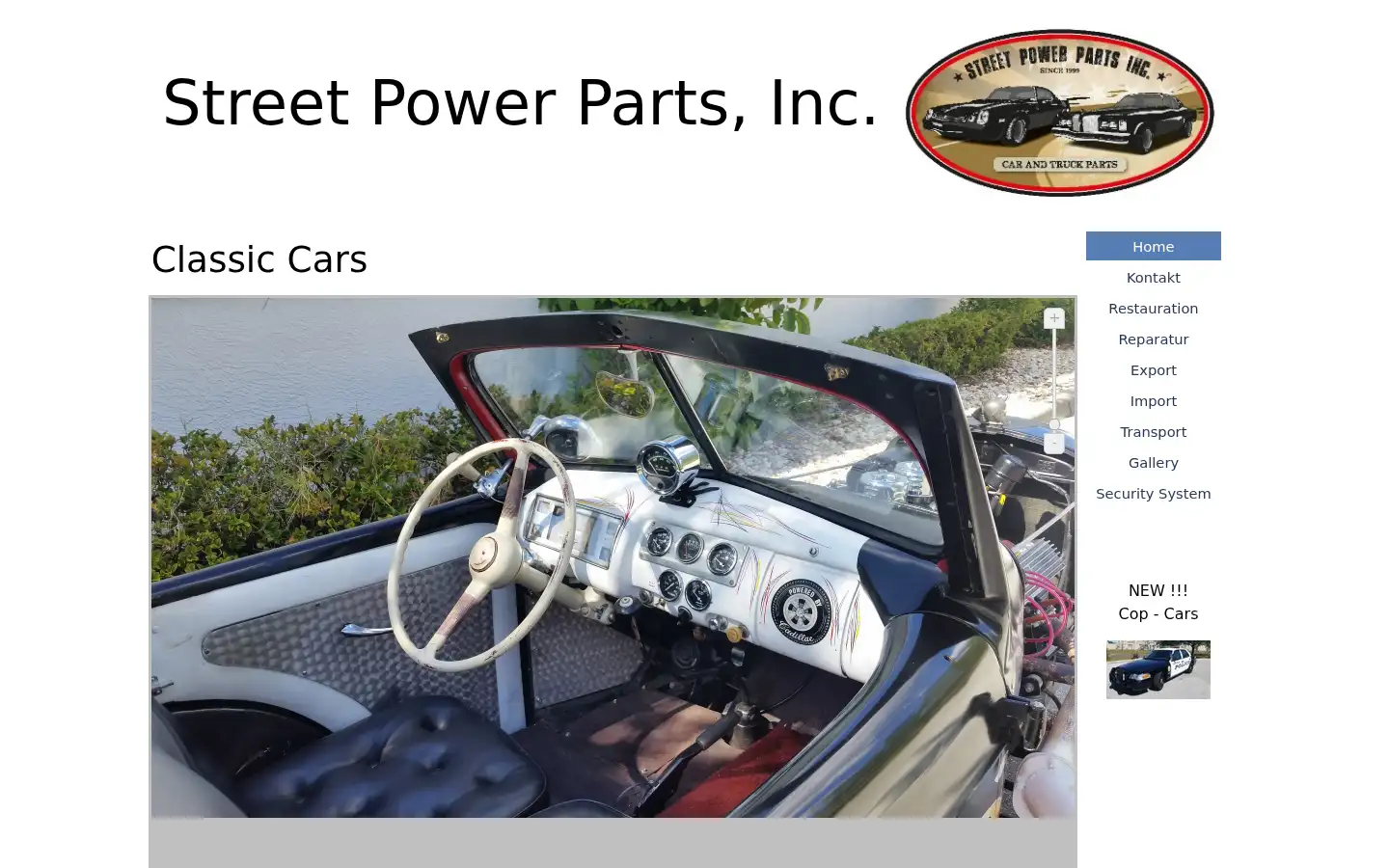 Screenshot of streetpowerpartsinc.de