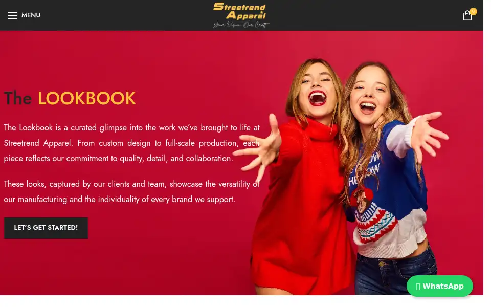 Screenshot of streetrendapparel.com