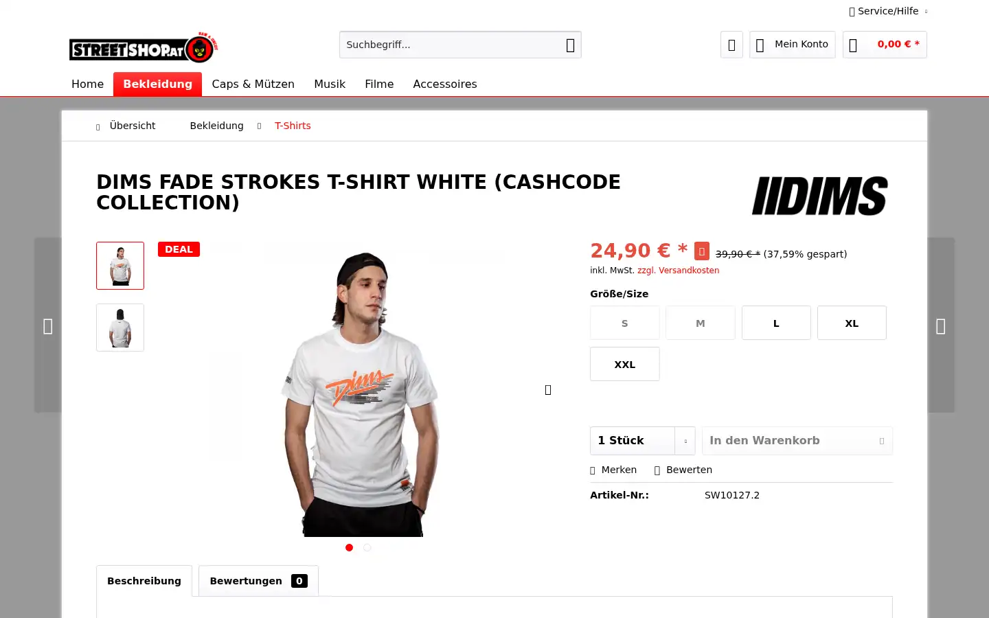 Screenshot of streetshop.at