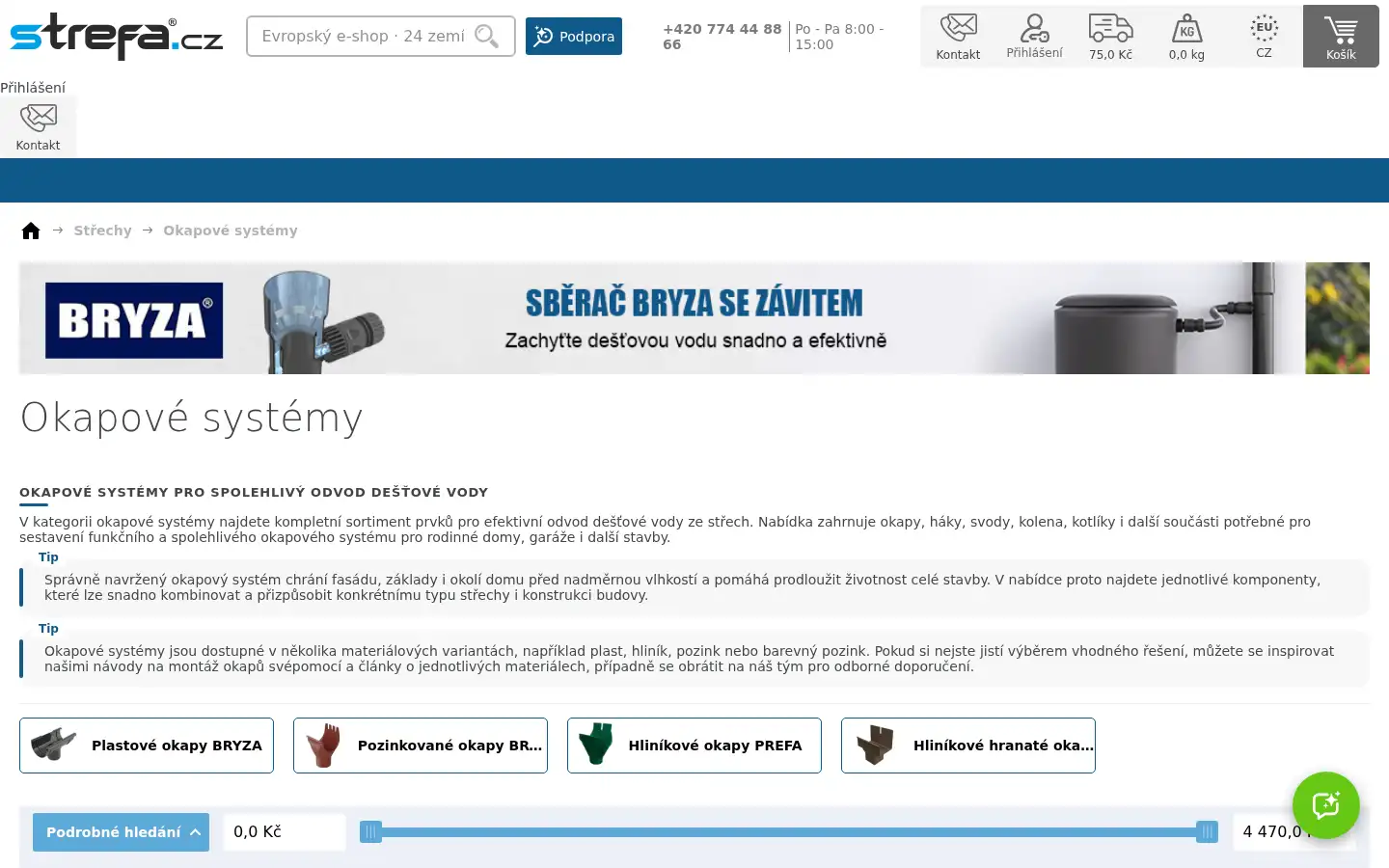 Screenshot of strefa.cz