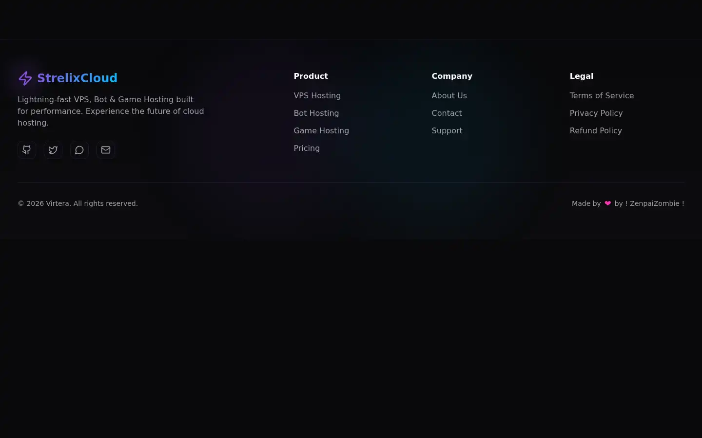 Screenshot of strelixcloud.com