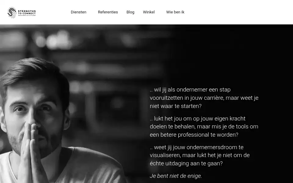 Screenshot of strengthstoconnect.com