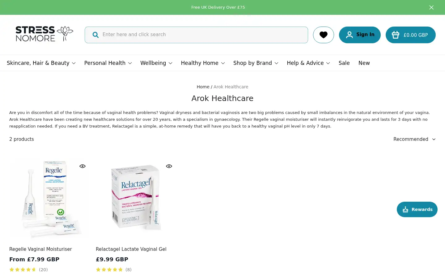 Screenshot of stressnomore.co.uk