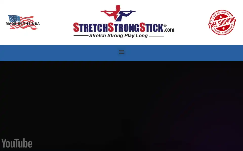 Screenshot of stretchstrongstick.com