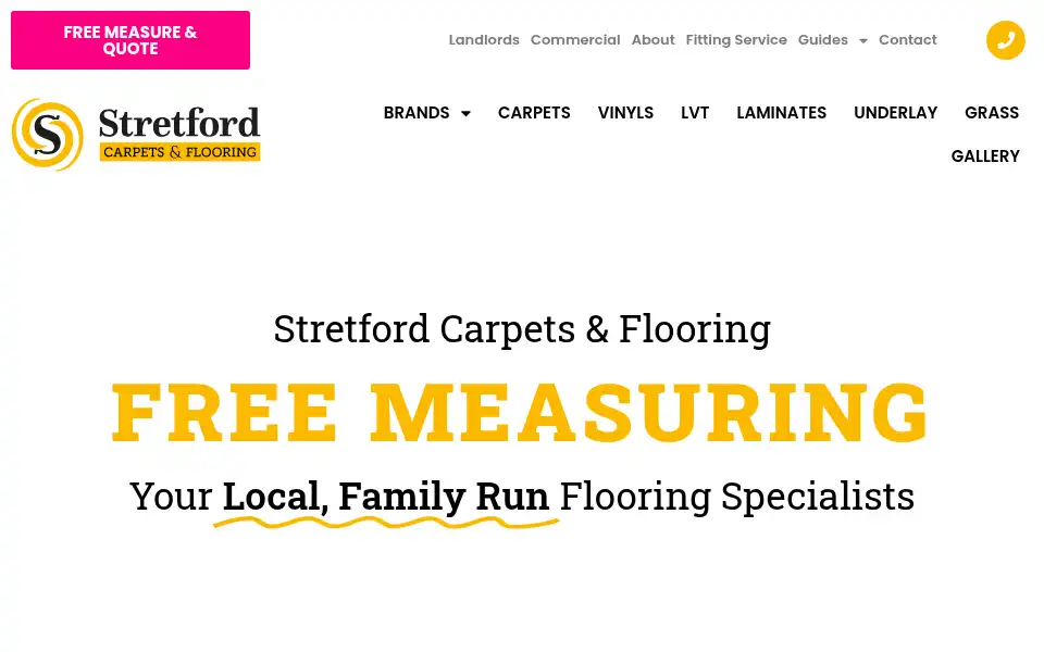 Screenshot of stretfordcarpets.com