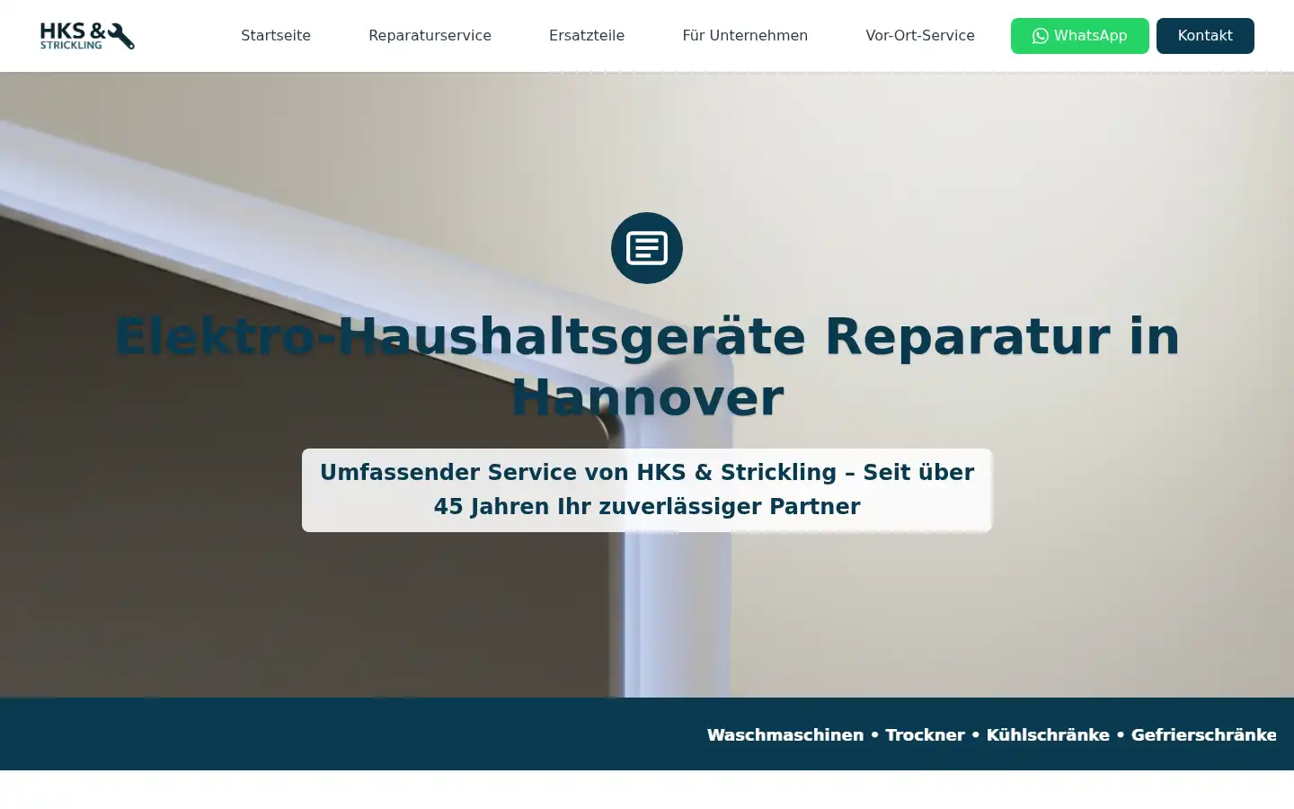 Screenshot of strickling.de