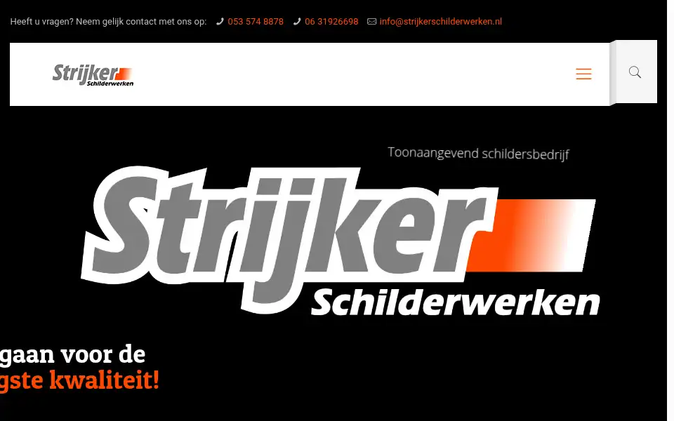 Screenshot of strijkerschilderwerken.nl