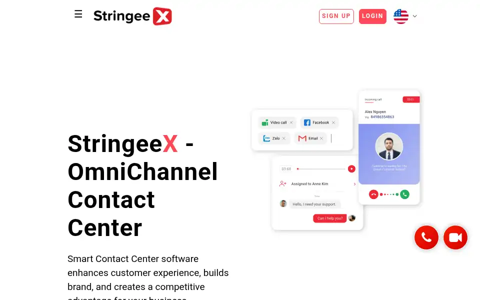 Screenshot of stringeex.com