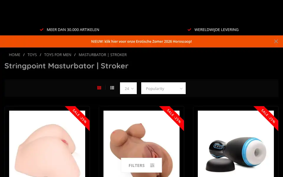 Screenshot of stringpoint.website