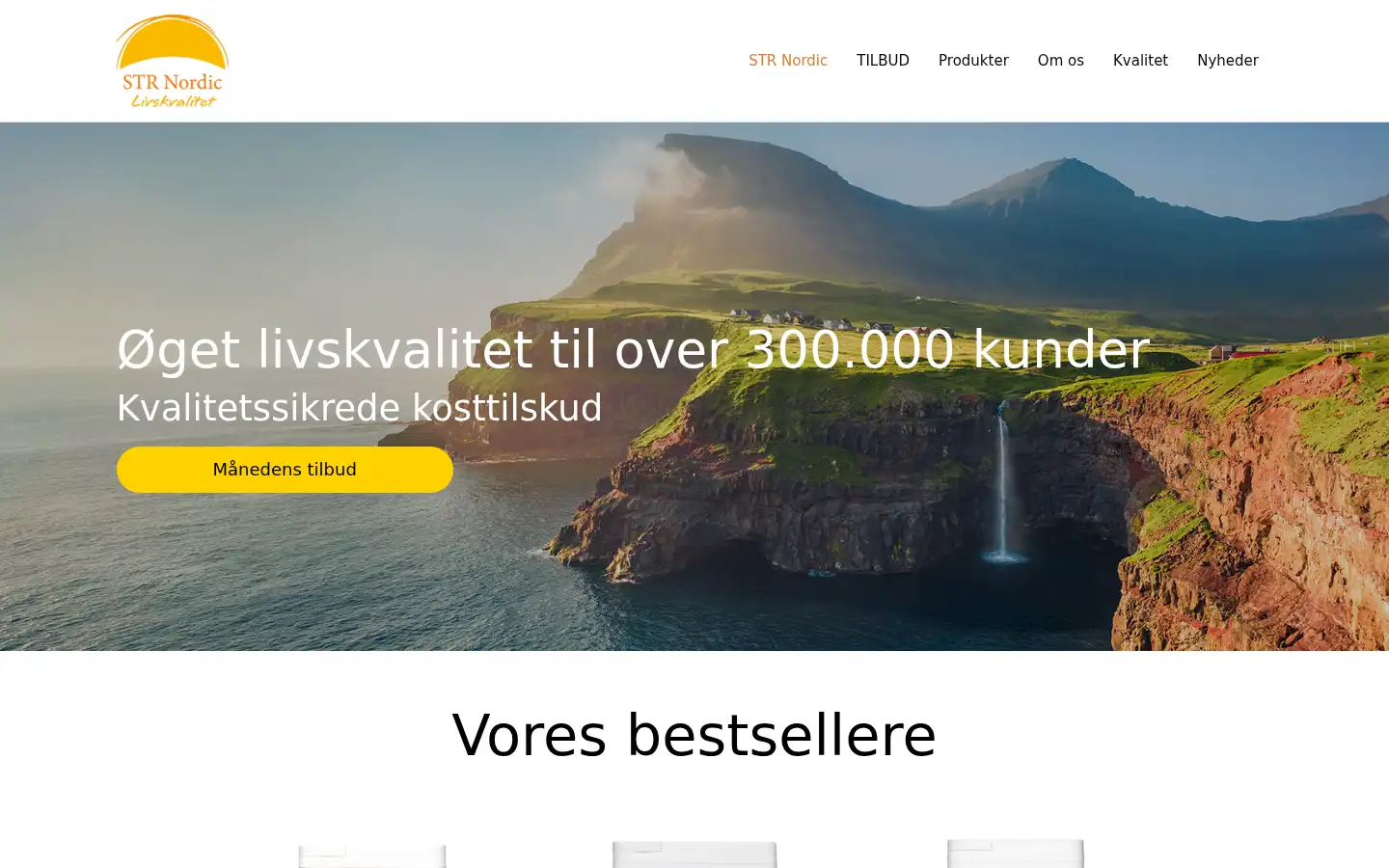 Screenshot of strnordic.dk