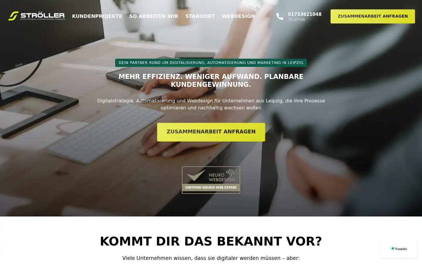 Screenshot of stroeller.de