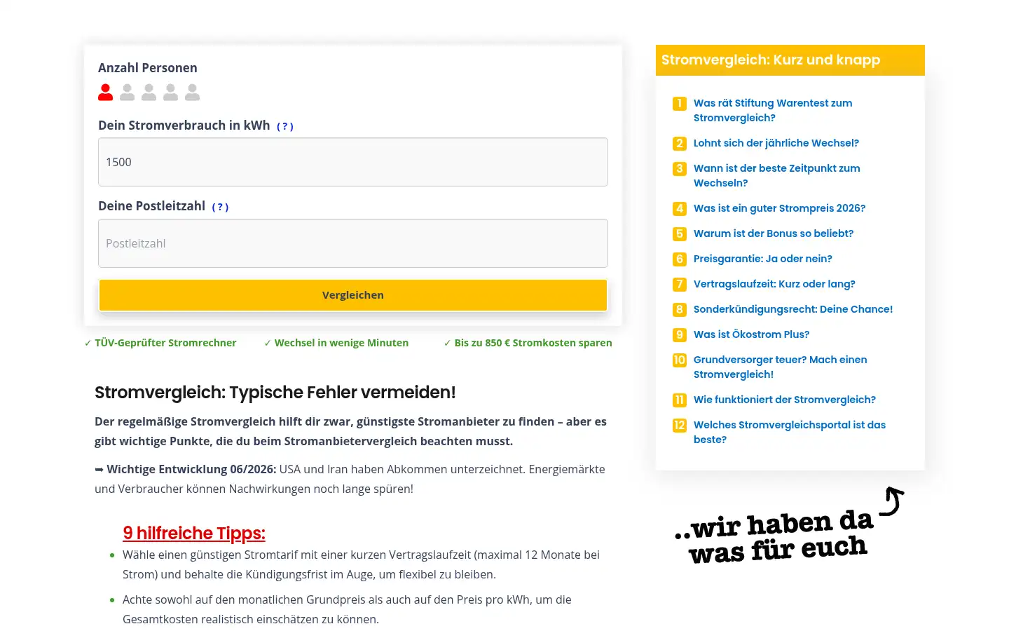 Screenshot of strom-gas24.de