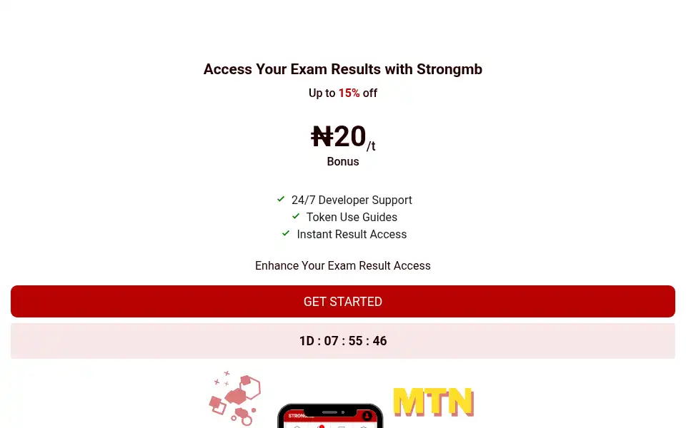 Screenshot of strongmb.ng